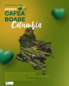 columbia cafea boabe de origine proaspăt prăjită