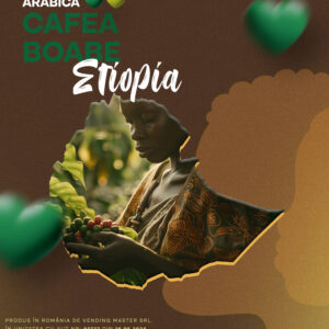 Etiopia cafea boabe de origine proaspăt prăjită